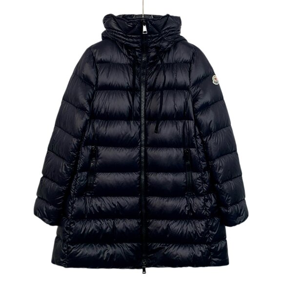 Moncler Suyen Series Black Hooded Down Jacket